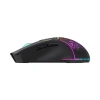Mysz bezprzewodowa Wozinsky WMGB-3200 gamingowa optyczna z wbudowanym akumulatorem 3200 DPI z oświetleniem RGB - czarna