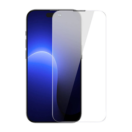 BASEUS SZKŁO HARTOWANE Z POWŁOKĄ PRZECIWPYŁOWĄ DO IPHONE 14 PRO 2 SZTUKI
