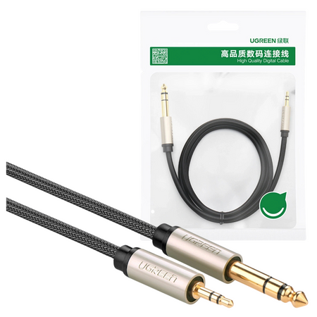UGREEN KABEL AUDIO JACK 3.5 MM DO TRS 3M DO SPRZĘTU AUDIO WYSOKIEJ
