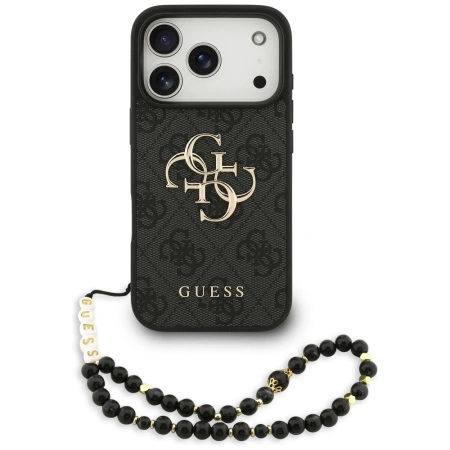 GUESS ETUI 4G STRAP CLASSIC LOGO DO IPHONE 17 PRO Z PASEM I DESIGNERSKIM