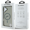 Karl Lagerfeld KLHMP16SHLSKCK iPhone 6.1" czarny/black hardcase IML Metal Karl&Choupette Head MagSafe