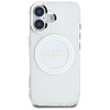 GUESS ETUI IML METAL COLORED CIRCLE DO MAGSAFE IPHONE 16 LOGO CLASSIC
