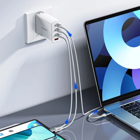 ORICO KABEL USB-C DO USB-C 60W 3A DO LAPTOPÓW TELEFONÓW 1M SZYBKA ŁADOWARKA