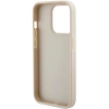 Etui Guess Croco Triangle Metal Logo do iPhone 15 Pro - złote