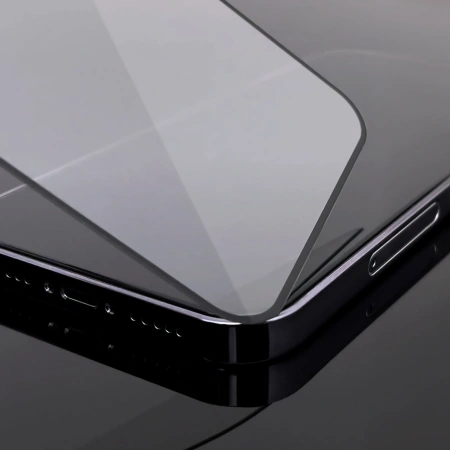 WOZINSKY SZKŁO HARTOWANE FULL GLUE DO IPHONE 15 PRO MAX CASE FRIENDLY RAMKA