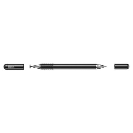BASEUS RYSIK 2W1 DO TELEFONÓW STYLUS DŁUGOPIS DO TABLETÓW CZARNY KOMPAKTOWY