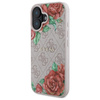 GUESS ETUI HARDCASE CASE DO MAGSAFE IPHONE 16 6 1 POKROWIEC RÓŻOWY FLOWERS
