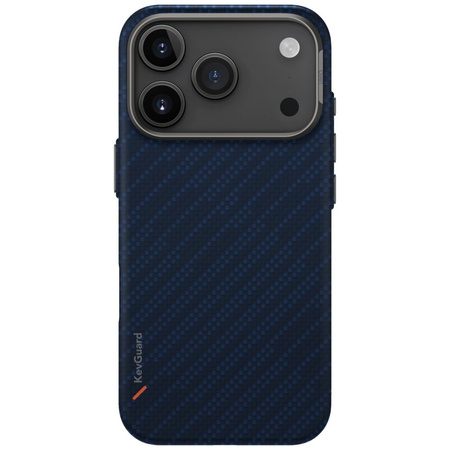 Etui UNIQ Keva EDGE do iPhone 17 Pro Magclick Charging niebieski