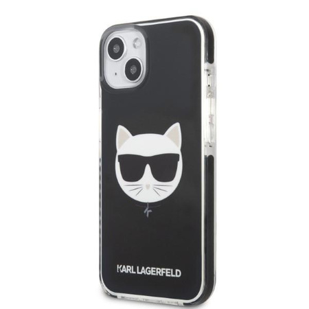 Etui Karl Lagerfeld KLHCP13MTPECK na iPhone 13 hardcase - czarne Choupette Head