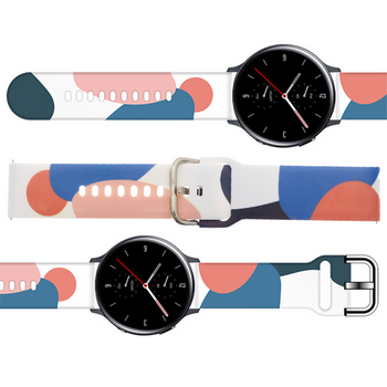 Strap Moro opaska do Samsung Galaxy Watch 46mm silikonowy pasek bransoletka do zegarka wzór 10