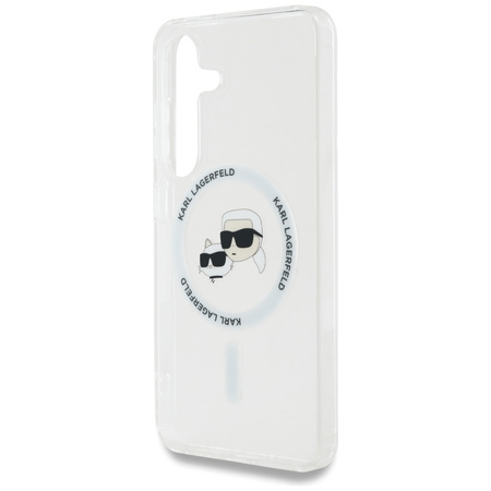 KARL LAGERFELD ETUI BUTTON KARL & CHOUPETTE HEADS PRINTED LOGO DO SAMSUNG