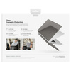 Etui Uniq Claro na MacBook Air 13 (2022) szary/smoke grey