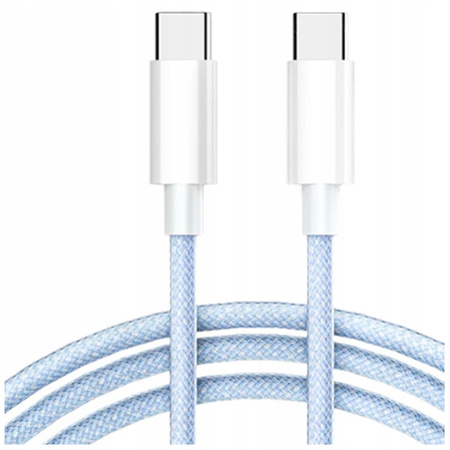 CO2 ŁADOWARKA KABEL USB-C SZYBKIE ŁADOWANIE USB TYP C DO IPHONE 15 1M ŻÓŁTY