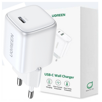 UGREEN ŁADOWARKA SIECIOWA USB-C PD DO IPHONE IPAD MACBOOK SZYBKIE ŁADOWANIE