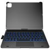 Etui Typecase Flexbook Touch z klawiaturą do iPad Air 11" 2024/2025 szary