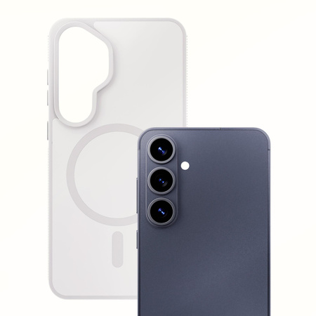 Samsung Galaxy S26 - 3mk Smoke MagCase White