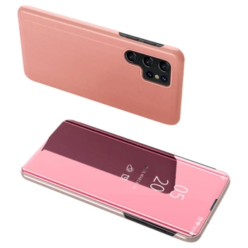 HURTEL ETUI CLEAR VIEW CASE DO SAMSUNG GALAXY S23 ULTRA POKROWIEC Z KLAPKĄ