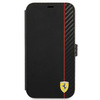 Ferrari FESAXFLBKP13SBK iPhone 13 mini 5,4" czarny/black book On Track Carbon Stripe