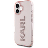 KARL LAGERFELD ETUI IML RHINESTONES LOGO DO IPHONE 16 Z EFEKTOWNYM DESIGNEM