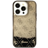 Etui Guess GUHCP14LLC4PSGK na iPhone 14 Pro - czarne Liquid Glitter 4G Transculent