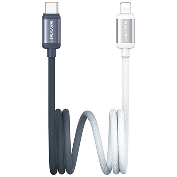 USAMS KABEL BICOLOR SERIES SJ757 USB-C LIGHTNING DO IPHONE 12 13 14 30W