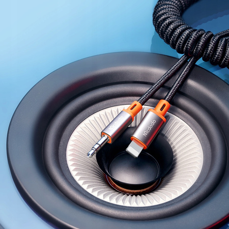 MCDODO KABEL AUX DO IPHONE X 14 PRZEJŚCIÓWKA ADAPTER LIGHTNING MINI JACK 2M