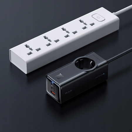 MCDODO ŁADOWARKA SIECIOWA LISTWA ZASILAJĄCA GAN 1xUSB 2xUSB-C 1xAC 70W