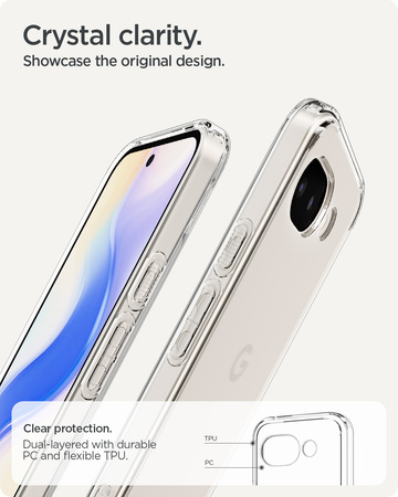 Spigen Ultra Hybrid, crystal clear - Google Pixel 10a
