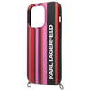 Karl Lagerfeld KLHCP14LSTSTP iPhone 14 Pro 6,1" hardcase różowy/pink Color Stripes Strap