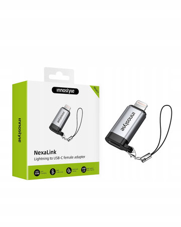 INNOSTYLE ADAPTER PRZEJŚCIÓWKA USB-C USB TYP C DO LIGHTNING IPHONE 12 13 14