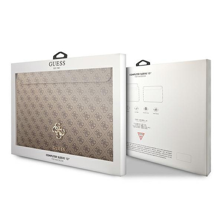 Etui Guess 4G Big Logo GUCS13G4GFBR 13" brązowe