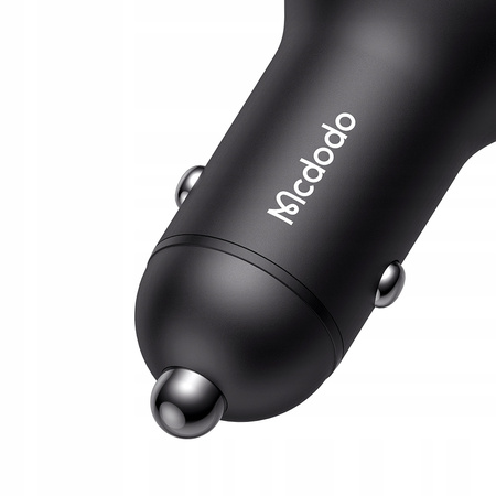 MCDODO MOCNA SZYBKA ŁADOWARKA SAMOCHODOWA MIERNIK 2X USB USB-C 95W LED