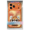 Etui Nimmy Big Eyed Pet 2.0 Raccoon do   iPhone 17 Pro pomarańczowy