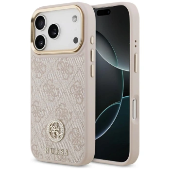 GUESS ETUI 4G STRASS LOGO DO IPHONE 17 PRO MAGSAFE Z LUKSUSOWYM