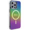 GUESS POKROWIEC DO IPHONE 15 PRO MAX DO MAGSAFE HARDCASE IML IRIDESCENT