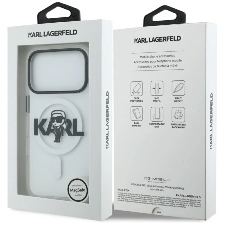 KARL LAGERFELD ETUI IML KARL SKETCH LOGO MAGSAFE DO IPHONE 17 PRO