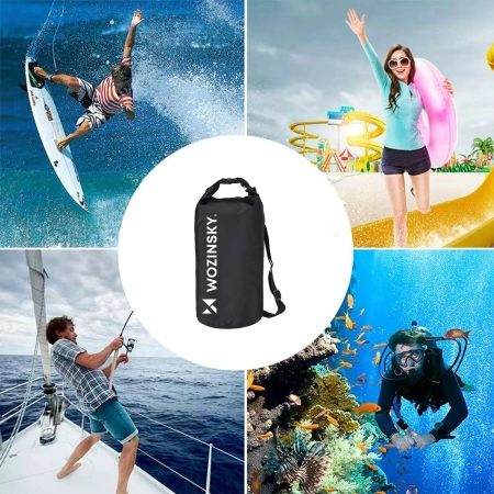Worek Wozinsky WWK-30 woododporny na kajak sup 30l - czarny