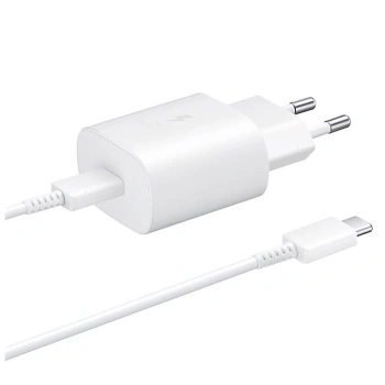 SAMSUNG ŁADOWARKA SIECIOWA 25W EP-TA800EWE USB-C DO TELEFONÓW SZYBKIE
