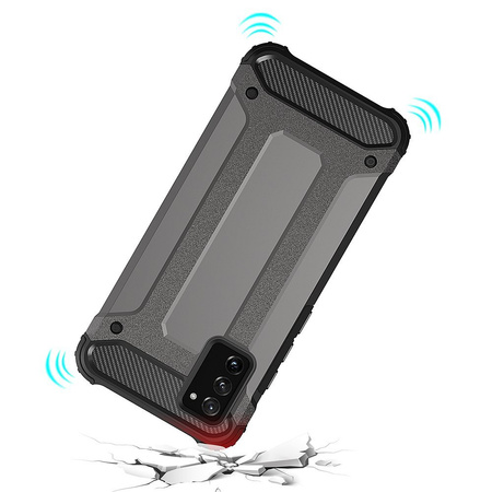 Hybrid Armor pancerne hybrydowe etui pokrowiec iPhone 13 Pro Max złoty