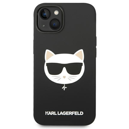 Karl Lagerfeld KLHMP14MSLCHBK iPhone 14 Plus 6,7" hardcase czarny/black Silicone Choupette Head Magsafe