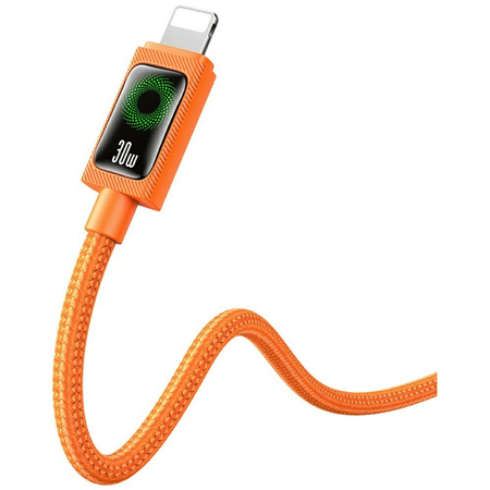 Kabel USAMS SJ774 PD 30W USB-C/Lightning 1.2m pomarańczowy