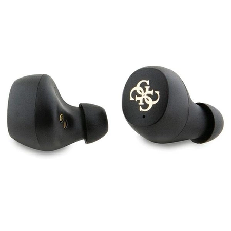 Słuchawki Bluetooth TWS Guess 4G Metal ze stacją dokującą ENC - niebieskie