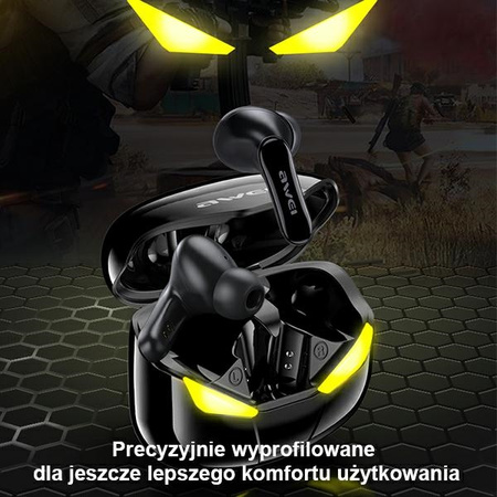 AWEI SŁUCHAWKI T35 TWS DO TELEFONÓW STACJA DOKUJĄCA BLUETOOTH 5.0 GAMINGOWE