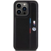 Etui BMW Perforated Tricolor Line na iPhone 15 Pro Max - czarne