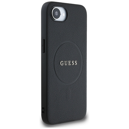 GUESS ETUI CASE GRAINED RING DO MAGSAFE DO IPHONE 16E WYSOKA OCHRONA