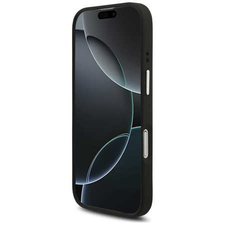 Etui Guess Grained Big 4G Classic Logo do iPhone 17 czarny