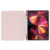 Stand Tablet Case etui Smart Cover pokrowiec na iPad Pro 12.9'' 2021 z funkcją podstawki różowy