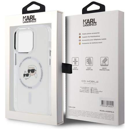 KARL LAGERFELD ETUI HARDCASE DO IPHONE 14 PRO 6.1 DO MAGSAFE METAL