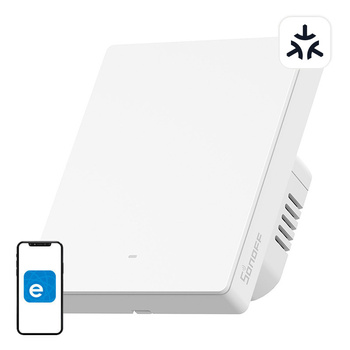 SONOFF PRZEŁĄCZNIK WIFI 1 KANAŁOWY M5-1C-80W DO SMART HOME Z MATERIAŁEM