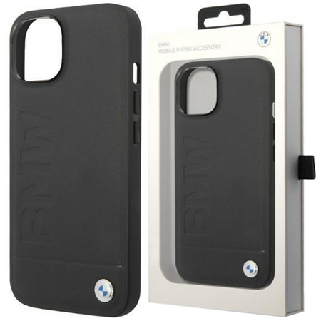 Etui BMW BMHMP14MSLLBK iPhone 14 Plus 6,7" czarny/black hardcase Signature Logo Imprint Magsafe